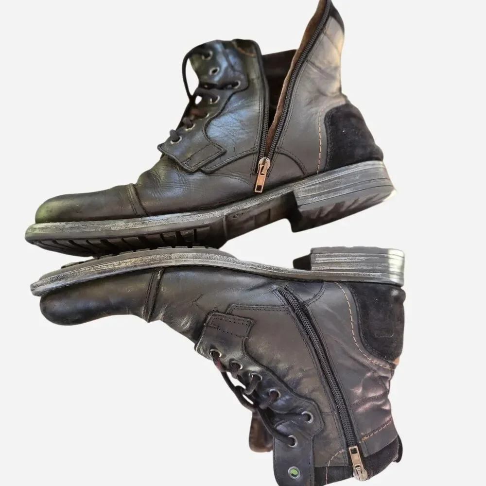 Wild-rhino Men's Black Boots